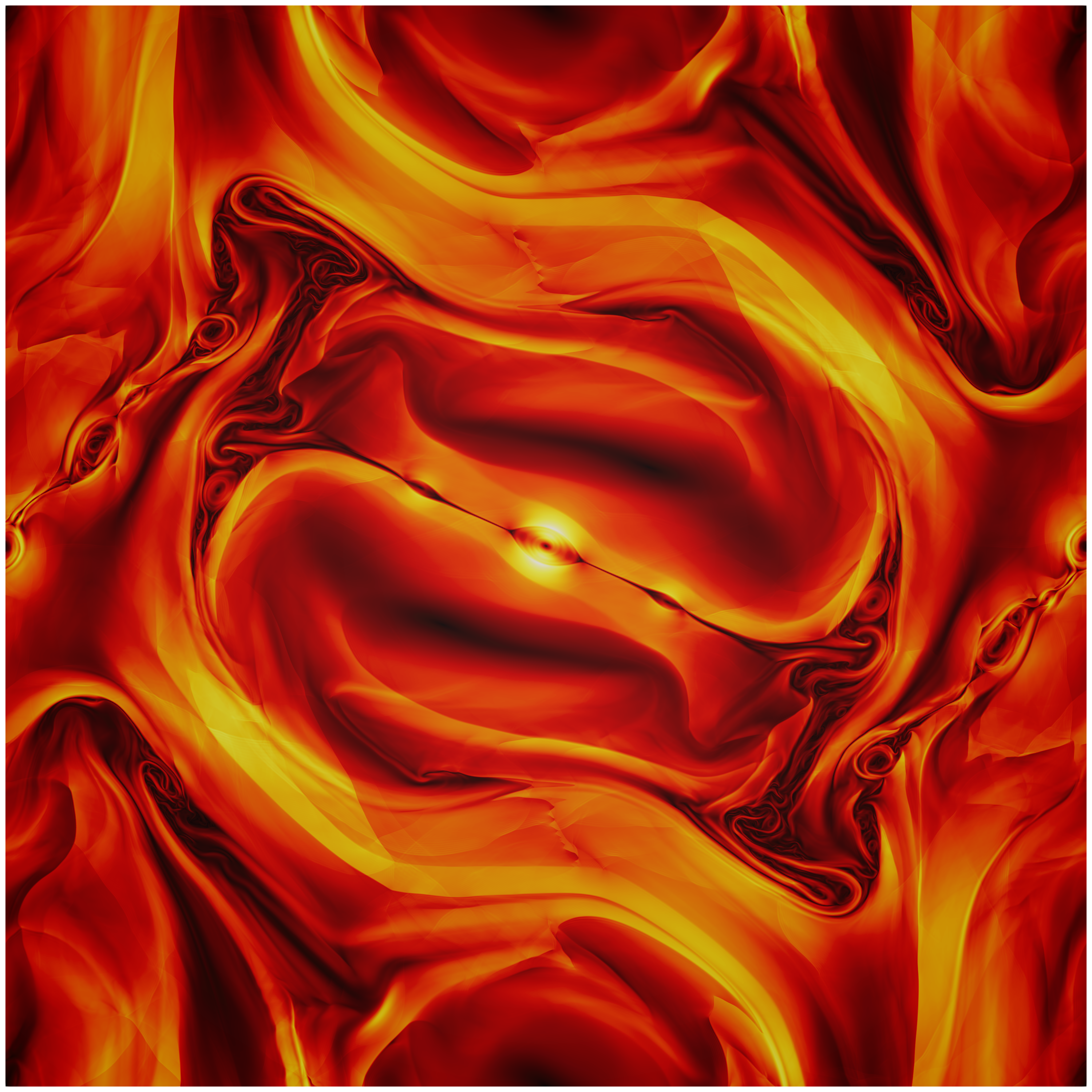 Magnetic-field structures in an Orszag–Tang magnetohydrodynamic simulation